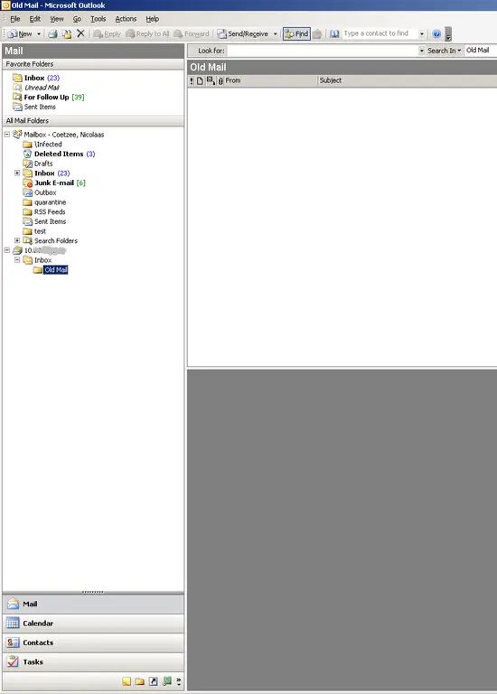 scr09 - New IMAP folder created