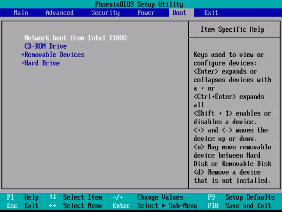 BIOS configuring network at first boot