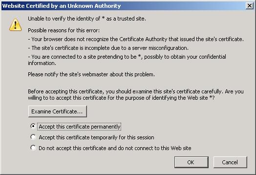 Webmin SSL Cert