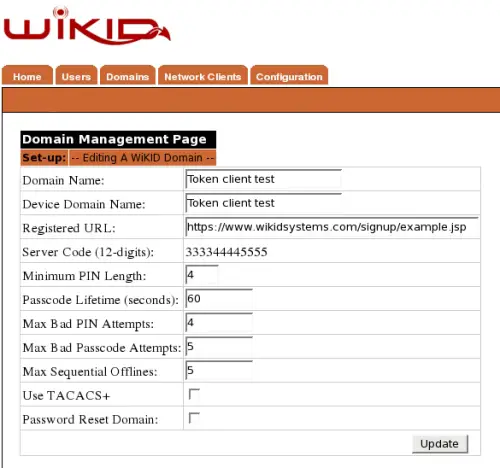 Create Mutual Authentication domain