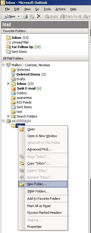 scr07 - Select dialog to add folder to IMAP