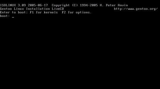 Gentoo Install Bootloader