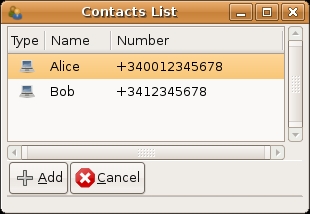 Contact List