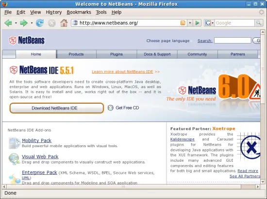 Sun Java SE 6 JDK and NetBeans 5.5.1 on Fedora 7 - Pic10
