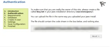 Jaws Authentication