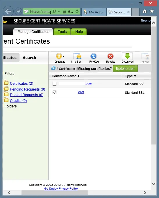 godaddysslcontrolpanel image