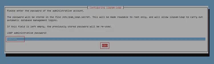 Admin password