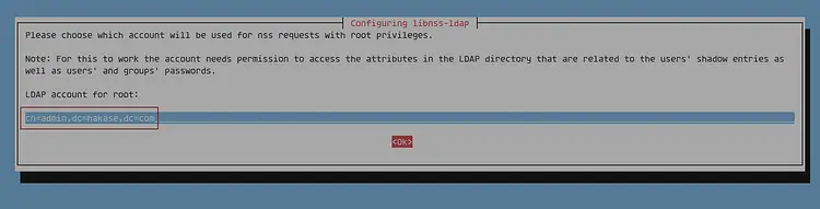 LDAP root user