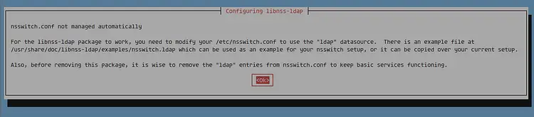 NSSwitch configuration