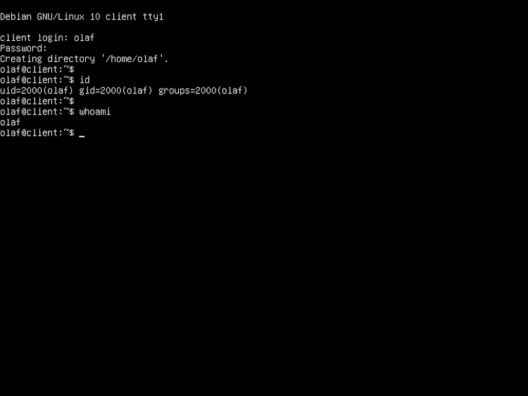 Login successful
