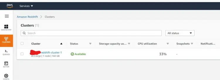 Cluster is ready for use