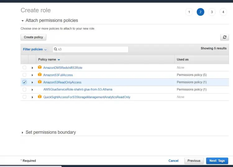 Amazon S3 access