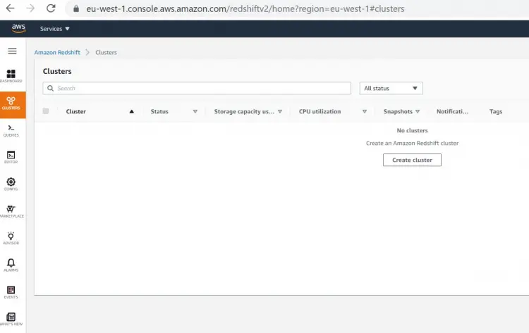 Create Cluster