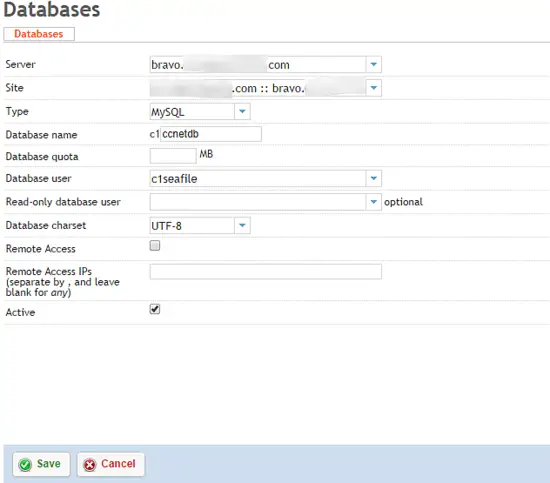 First database