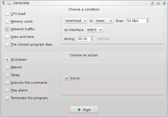 Sentinella screenshot
