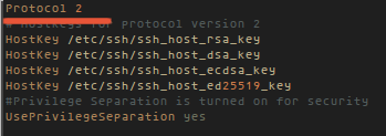 Protocol 2 SSH Protocol 2 SSH
