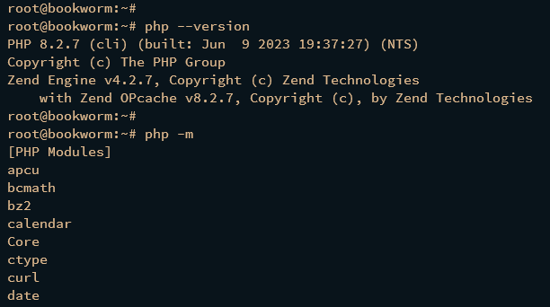 checking php