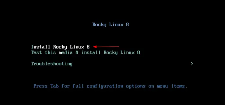 Install Rocky Linux 8.4