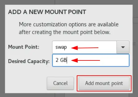 Create SWAP Partition