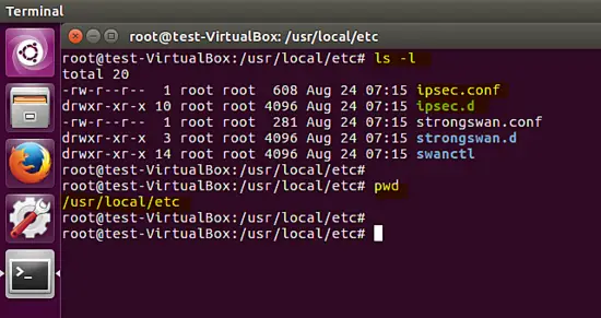 List of config files