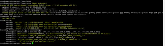ipsec status B