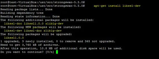 install libssl-dev