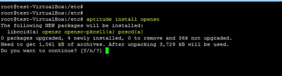 Install OpenSC