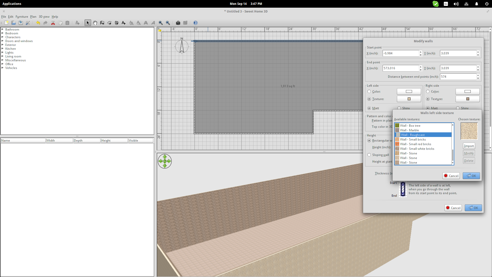 Get started with Sweet Home  3D  on Linux 