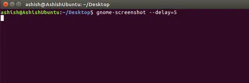 Delay in taking screenshots 