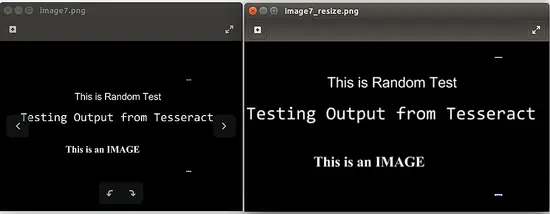 Image pre-processing - resizing