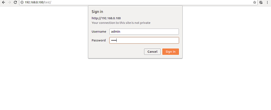 Nginx with http basic auth