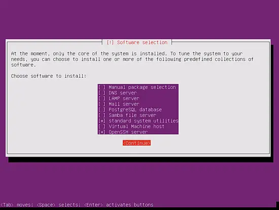 System package selection