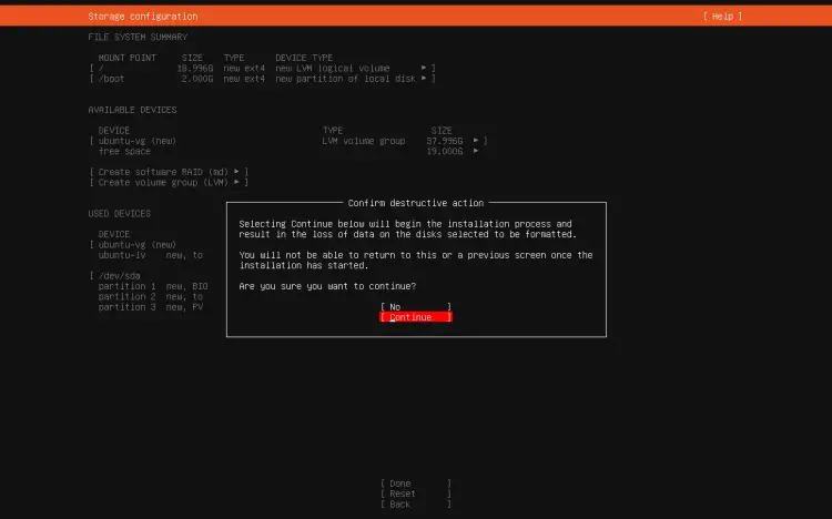 Write layout changes to the harddisk