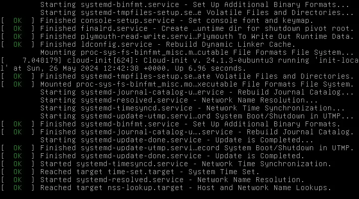 Booting Ubuntu 24.04