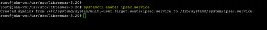 Enable IPSec service