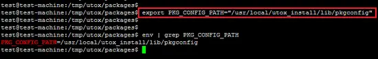 Export PKG_CONFIG_PATH.