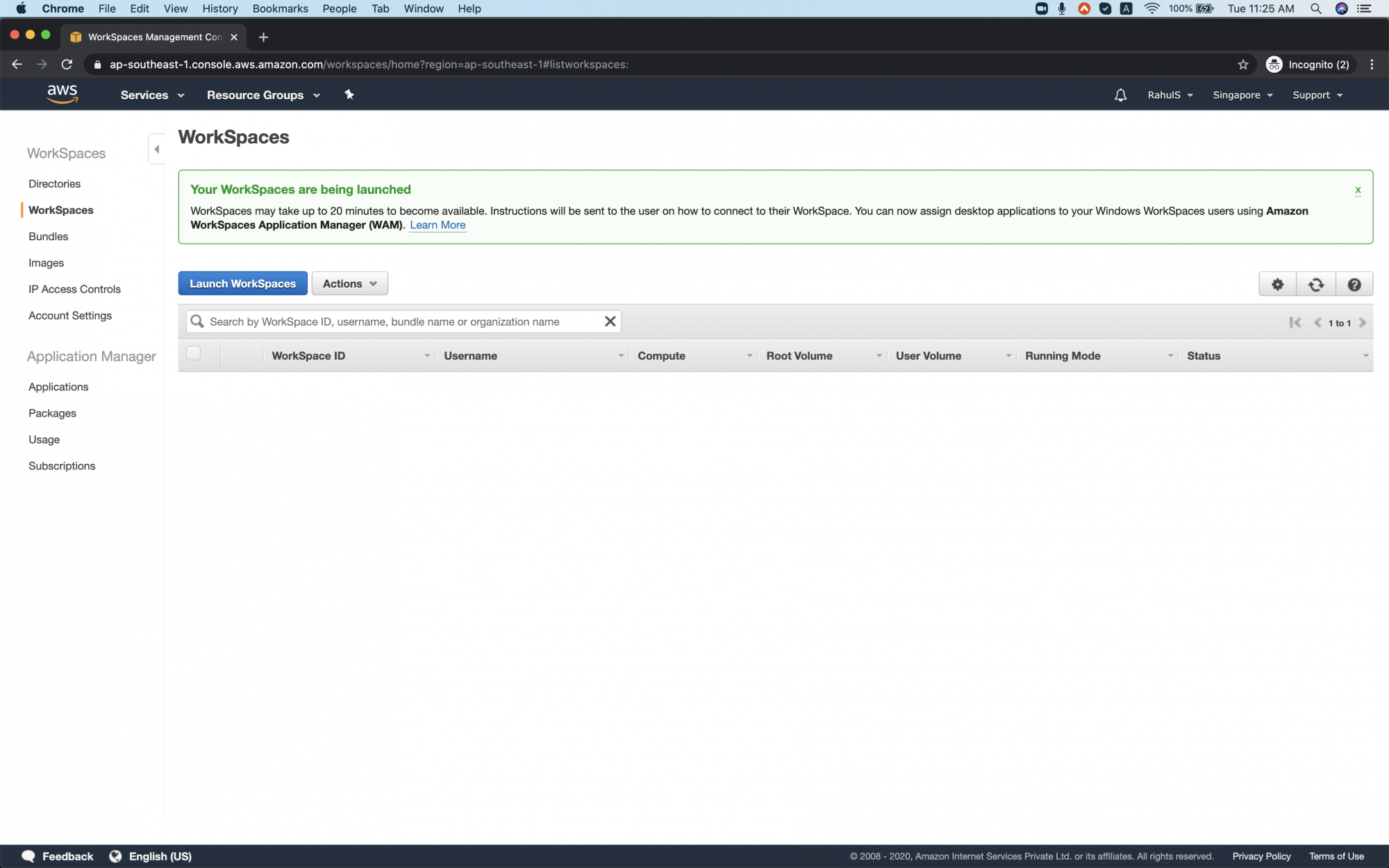 What is Amazon Workspace and how to create it on AWS