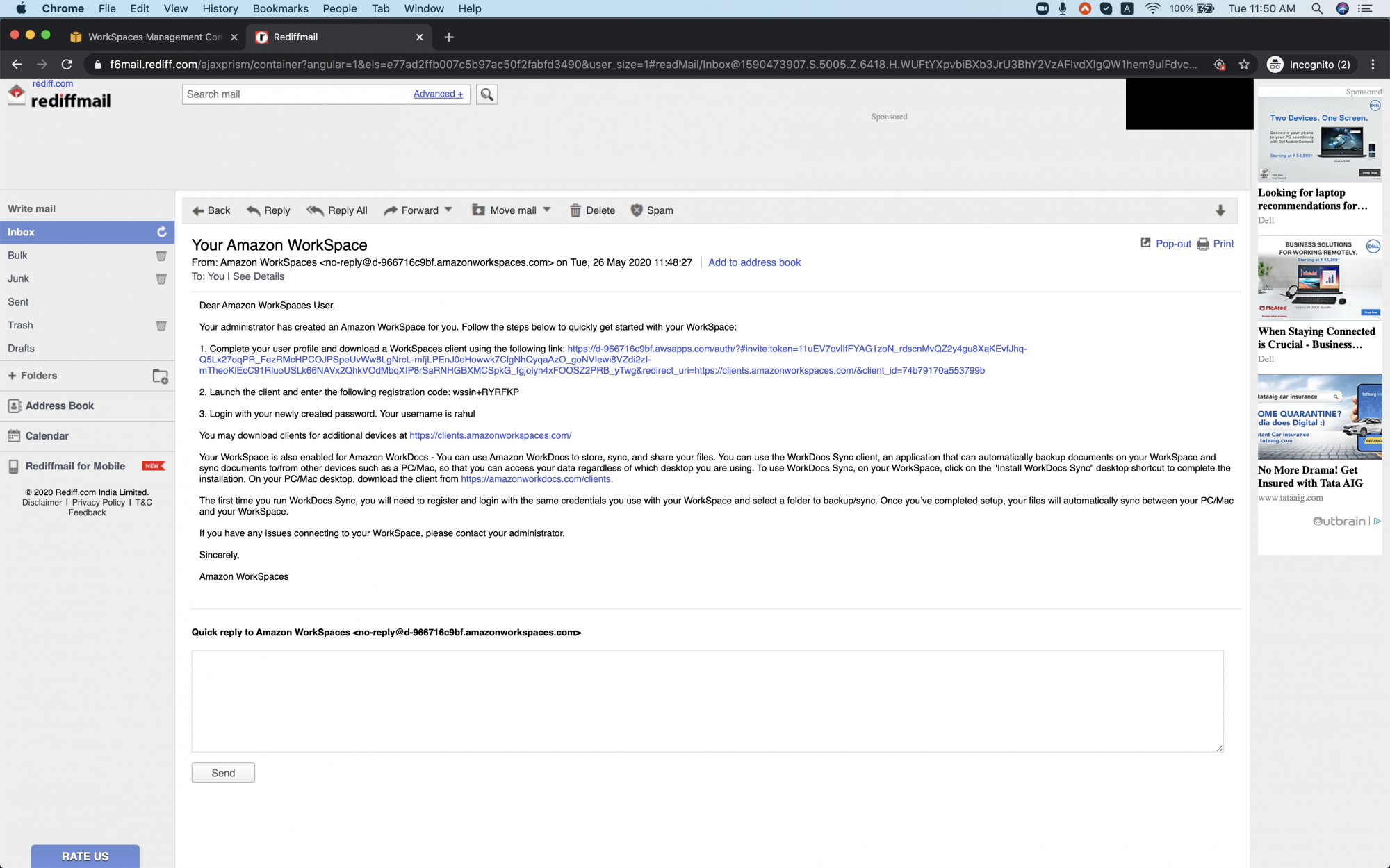What is Amazon Workspace and how to create it on AWS