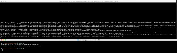 Setup Let's Encrypt Production Cluster Issuer