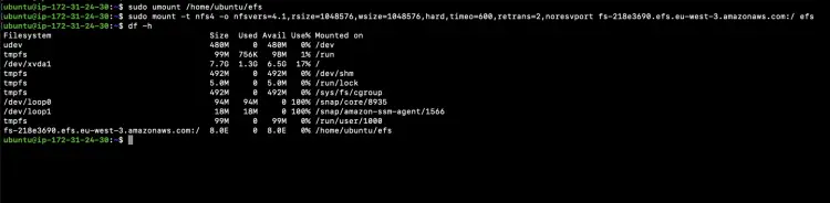 RFS mounted on Ubuntu Linux
