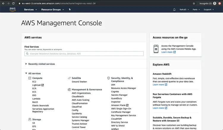 AWS Management Console