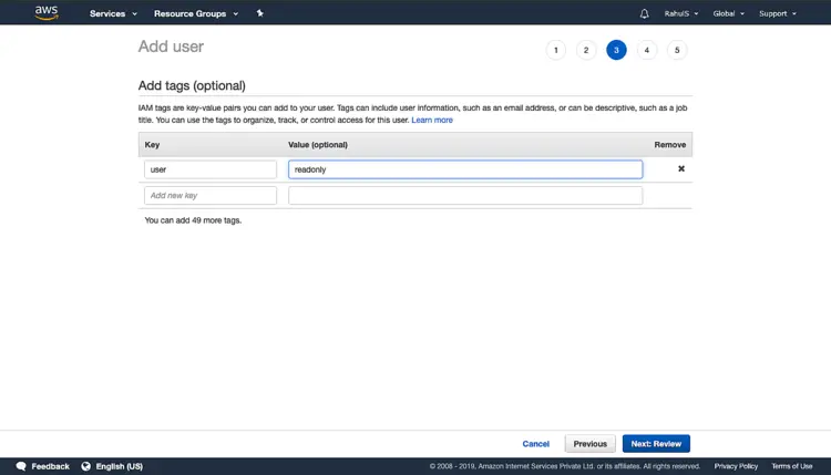 Add tags