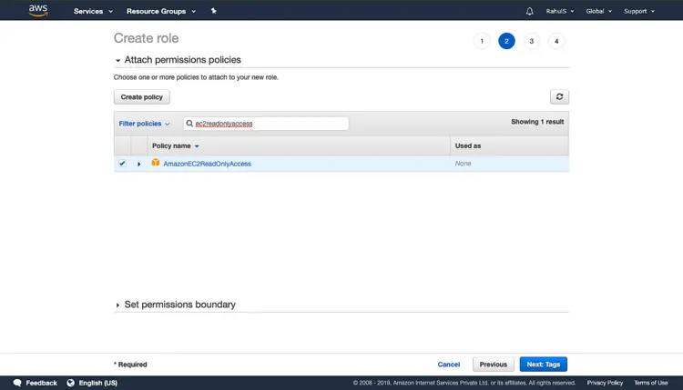 AmazonEC2ReadyOnlyAccess