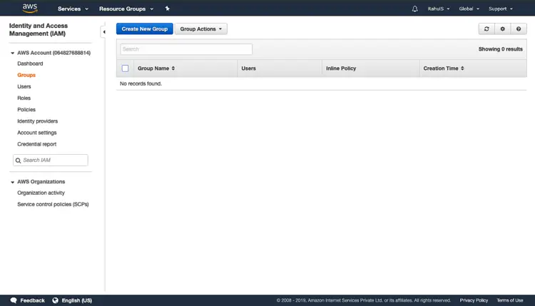 Create an IAM Group