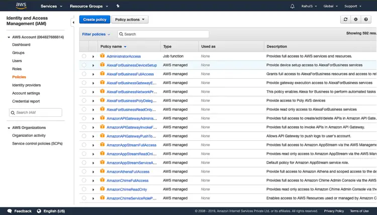 Create an IAM Policy