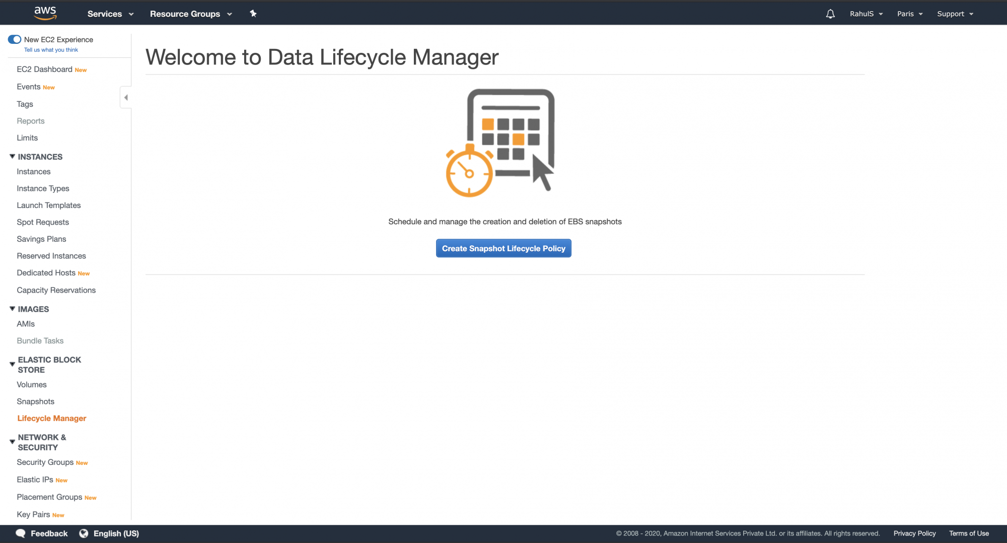 What is Lifecycle Manager in AWS EC2 Service