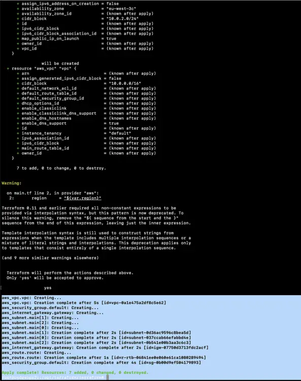 Terraform Apply
