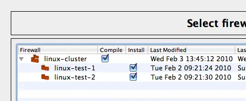 Compiling and installing cluster configuration