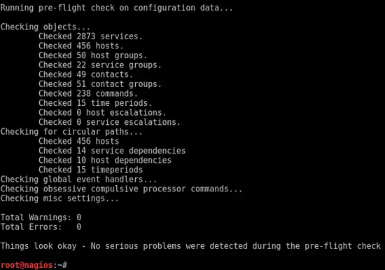 Check Nagios Config